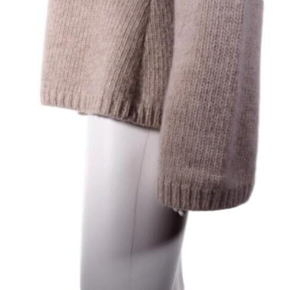 Sarah Spencer Sweater Wool Angora Blend Size L Womens Jewel Snap Natural - Picture 8 of 11
